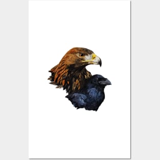 Raven and Eagle Posters and Art